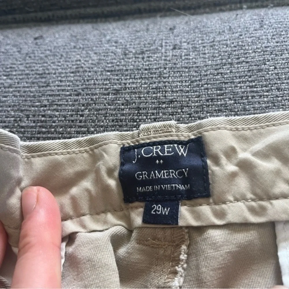 J crew tan dress shorts